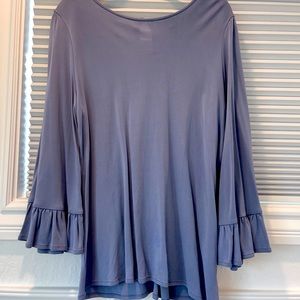 Ann Taylor medium dressy blouse with tulip sleeves.